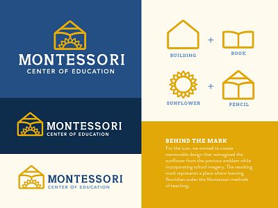 Montessori Center of Education Branding brand design brand identity branding branding design education logo logo design school school logo