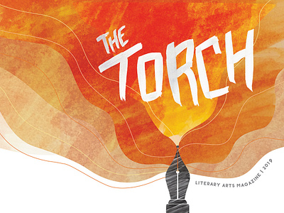 The Torch Literary Arts Magazine Illustration