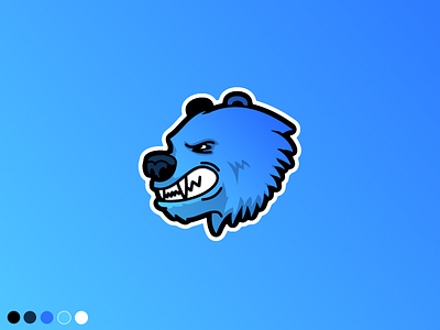 bear - vector logo