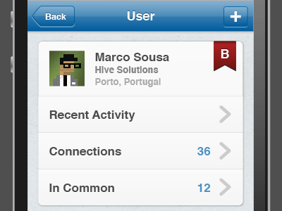 iOS User Account hive ios iphone ribbon take the bill user user profile