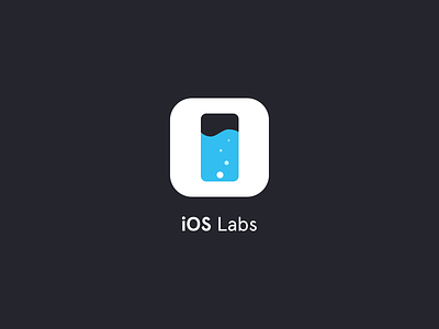iOS Labs icon ios iphone labs liquid logo mark side project