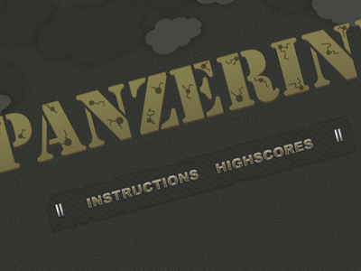 Panzerini Branding game menu militair panzerini