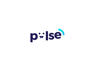 Pulse branding cut dead illustration logo logomark smile smiley