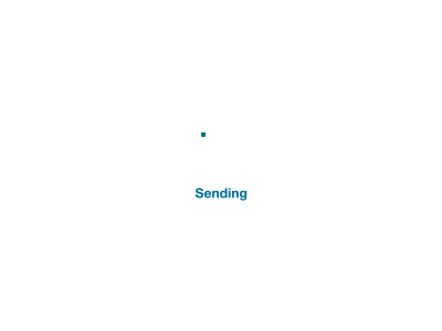 Sending .gif 1 color animation form loading submit