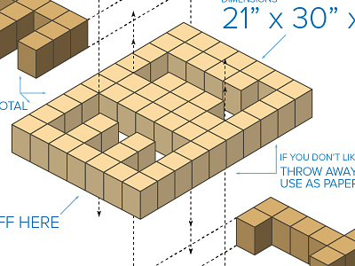 Chop Stuff Here block cutting diagram diy how to instruction this side up wood