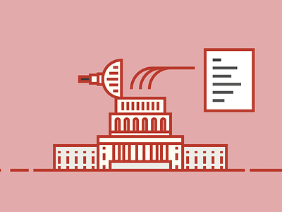 Senate - Passing Bills congress illustration senate thick line washington