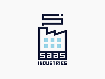 Saas Industries (v1) app factory icon industry logo saas smoke software