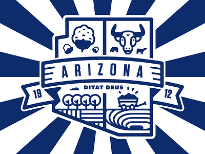 Arizona's 5 Cs - The Great Crest of the State of Arizona