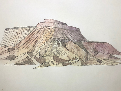 Grand Mesa Illustration