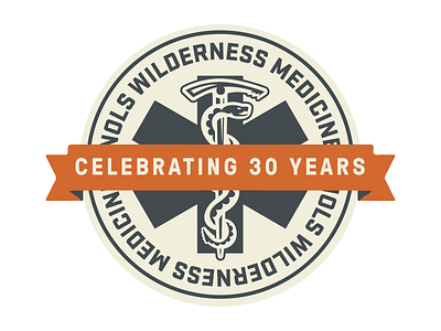 Wilderness Medicine 30th anniversary 30th anniversary design logo