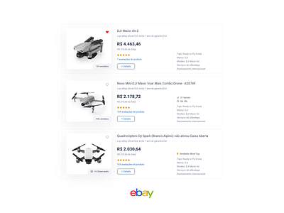 Ebay website component design e commerce ebay ui