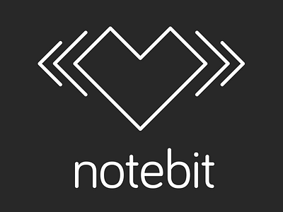 Notebit Logo ecommerce logo notebit stationery