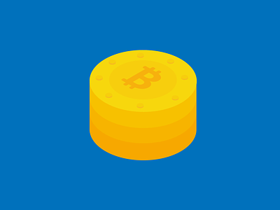Bitcoin Cryptocurrency Illustration bitcoin cryptocurrency illustration isometric