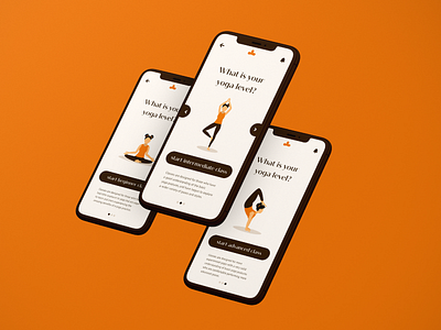 GIOIA – simple yoga lesson app app design simple ui ux yoga