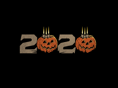 2020 horror movie 2020 badge halloween halloween design horror logo pumpkin