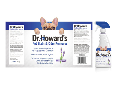 Dr. Howard's - Package Design label product design