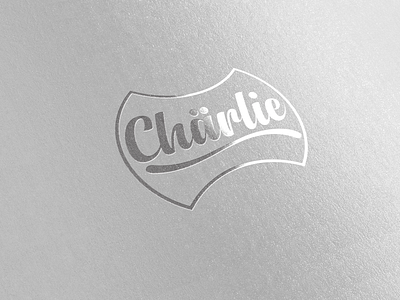 Charliemetallic Silver Logo Mockup branding clean design icon identity illustration illustrator logo type typography