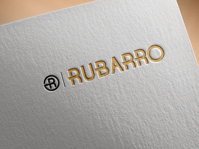 Robbaro branding clean design identity illustrator lettering logo