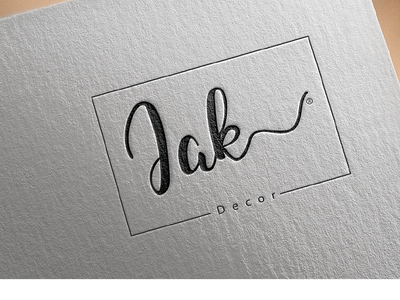 Jak branding clean identity illustration lettering type typography