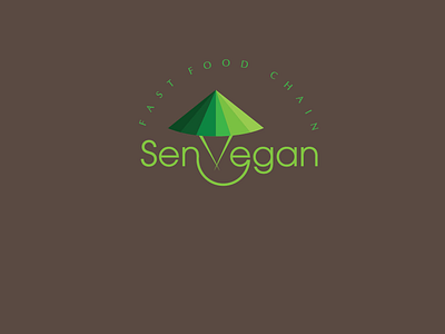 Senvegan branding clean design icon identity illustration illustrator lettering logo type typography