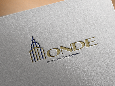 Free Logo Mockup PSD on Textured paper
