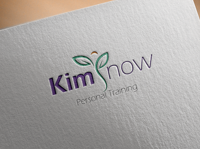 KIM SNOW FITNESS PERSONAL TRAINER branding clean design identity illustration illustrator lettering logo type typography