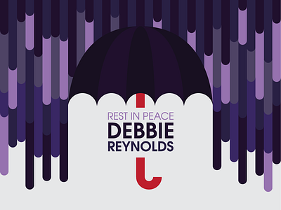 Rest in Peace debbie debbie reynolds fuck 2016 graphic design illustration rest in peace reynolds rip typography