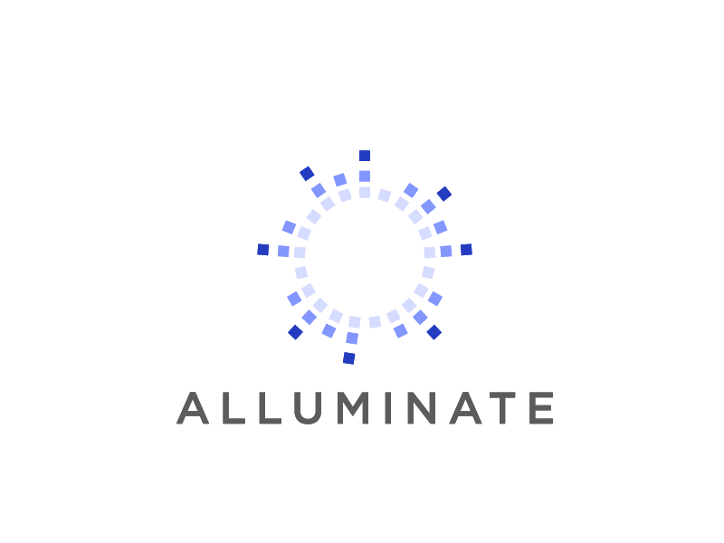 Alluminate Animation alluminate animation blockchain blue branding cities future internet of things logo design motion design skyline tech