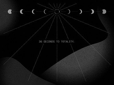 🌕 🌖 🌗 🌘 🌑 🌒 🌓 🌔 207 30 seconds design eclipse grain moon sun totality