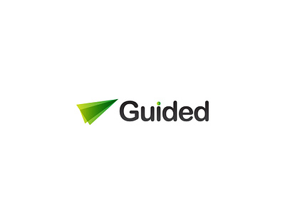Guided Logo brand and identity design logo