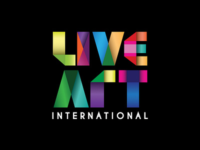 Live Art International Logo design logo