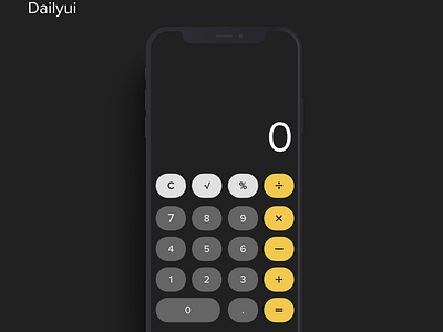 Dailyui 004 - Calculator.