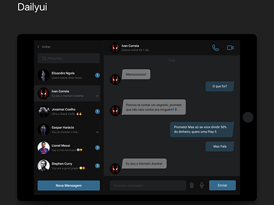 Dailyui 013 - Direct Messaging