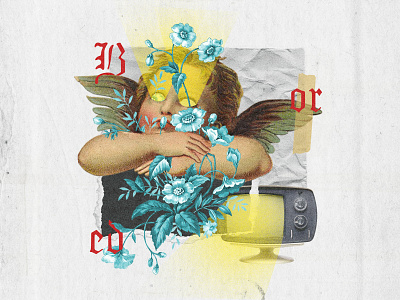 Bored days 🙄 angel angels colagem colagem digital collage collage art collage digital design digital collage graphic design illustration type