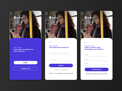 UI Design - App Gabus - Sign In / Sign Up