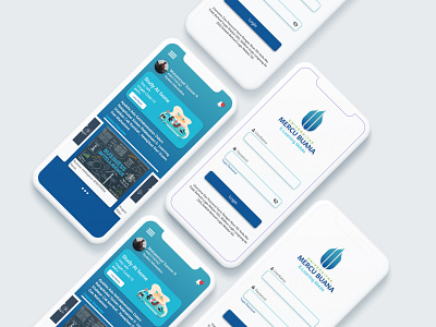 Aplication E-learning Mercubuana University app app ui ux web branding design designui illustration typography ui ui ux web design ux