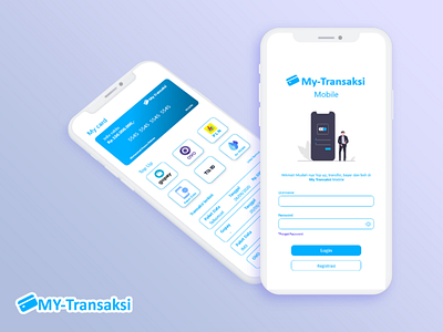 My-Transaksi app mobile app ui ux web