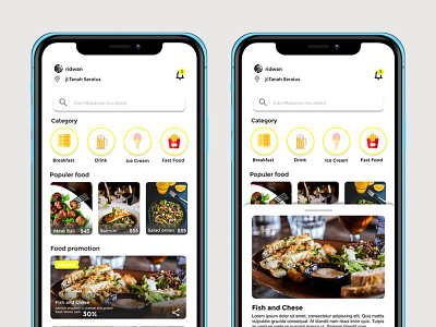 UI Design Food Online