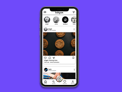 Redesign UI Instagram app app ui ux web designui illustration ui ui ux web design ux web