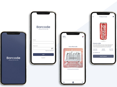 Barcode Application app app ui ux web branding design designui illustration typography ui ux web design ux web