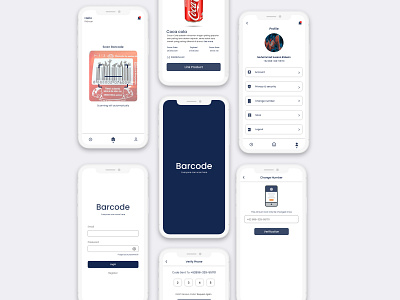 Barcode Application app app ui ux web branding designui illustration typography ui ui ux web design ux web