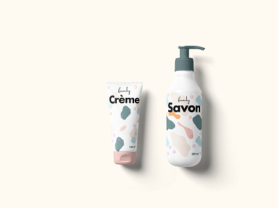 Frenchy Savon mockup modern package package design packagedesign packaging pattern soap