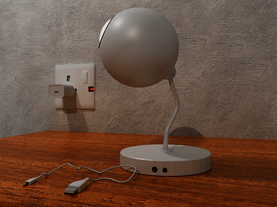 Table Lamp 3 002 3d model 3d rendering lamp product design