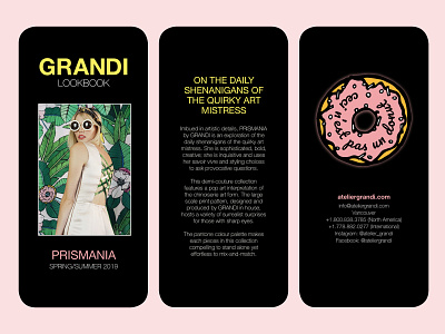 Grandi Lookbook app design branding concept design fashion graphic design uxdesign uxdesigner
