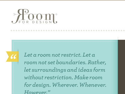 Room for Design: Better Quotation