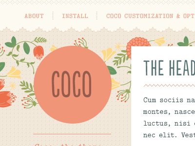 Coco: Tumblr Theme