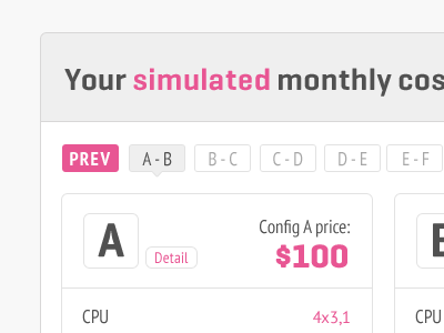 Pricing Table geogrotesque pink pricing pt sans ui ui design user interface website design
