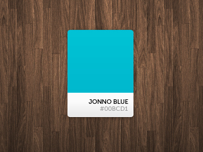Jonno Blue 00bcd1 blue