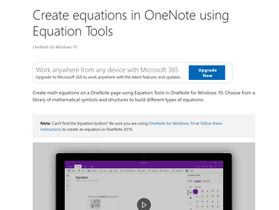 Using Equation Tools | Math Learning Tools | Microsoft Support content design content experience content strategy creative collaboration microsoft user centered design user experience user experience writing ux content strategy ux writing