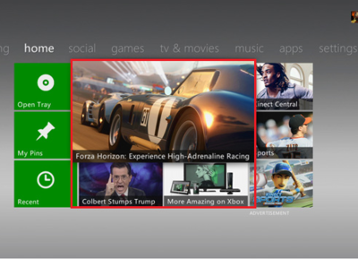 Forza Horizon + London dash launch (2013) | US Home, Xbox Live